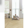 Кварц вінілова плитка для підлоги Quick-Step Pristine Herringbone Serene oak light natura SGHBC20331